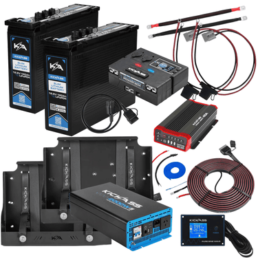 KickAss ProductsKickAss Smart 240Ah Slimline Lithium Dual Battery Kit With 2000W Inverter and Control BoxKA - SMART - 240SLIM - 2000 - CB - KIT