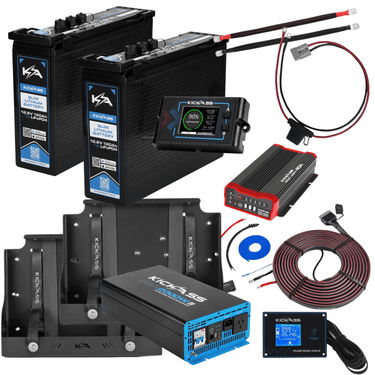 KickAss ProductsKickAss Smart 240Ah Slimline Lithium Dual Battery Kit With 2000W InverterKA - SMART - 240SLIM - 2000 - KIT