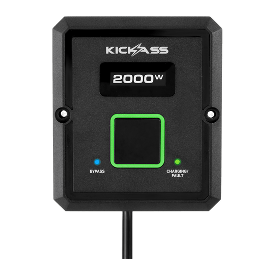 KickAss ProductsKickAss Smart LCD Remote Switch & Display Unit for Inverter ChargerKAPSWICHG-REM