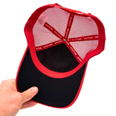 KickAss ProductsKickAss Snapback Cap - ALL REDKASCAP - RED