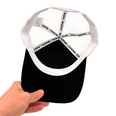 KickAss ProductsKickAss Snapback Cap - Black & WhiteKASCAP - BLK - WHT