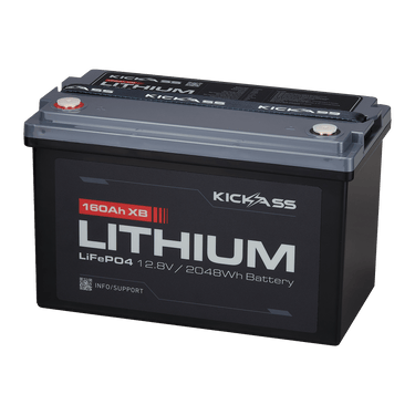 KickAss ProductsKickAss Triple 12V 160Ah Lithium Battery Bundle with 3200W Inverter-Charger & 40A DCDC Charger - 480Ah Total CapacityKA-3200WVIC-LIT480-DCDC-MON