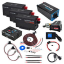 KickAss ProductsKickAss Triple 12V 300Ah Lithium Bundle with 3000W Inverter & 40A Charger - 900Ah Total CapacityKA-12300UXG2-LIT-INV-DCDC-MON