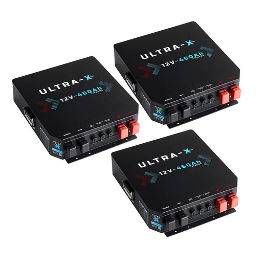 KickAss Triple 12V 460Ah Ultra-X Deep Cycle Lithium Battery Bundle - 1380Ah Total Capacity