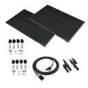 KickAss ProductsKickAss Twin 170W TOPCon+ Solar Panel Bundle with Extension Cable, Mounting Kits & Connector - 340W Total CapacityKA-170WSOL-CONN-MNT-CBL