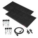 KickAss ProductsKickAss Twin 250W TOPCon+ Solar Panel Bundle with Extension Cable & Mounting Kit - 500W Total CapacityKA-250WSOL-EXTMNT-CONN-500W