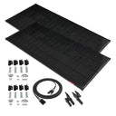 KickAss ProductsKickAss Twin 350W TOPCon+ Solar Panel Bundle with Extension Cable, Mounting Kit & Connector - 700W Total CapacityKA-TWIN350WSOL-CONN-MNT-700W