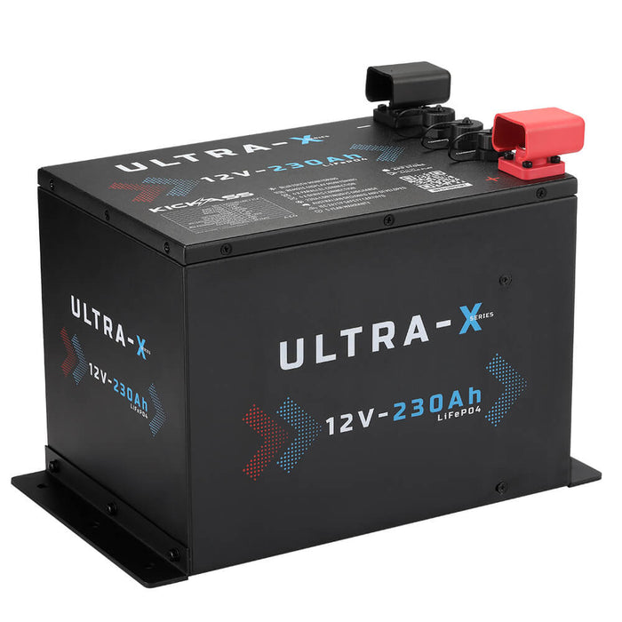 KickAss Ultra-X 230Ah 12V Deep Cycle Lithium Battery - Compact