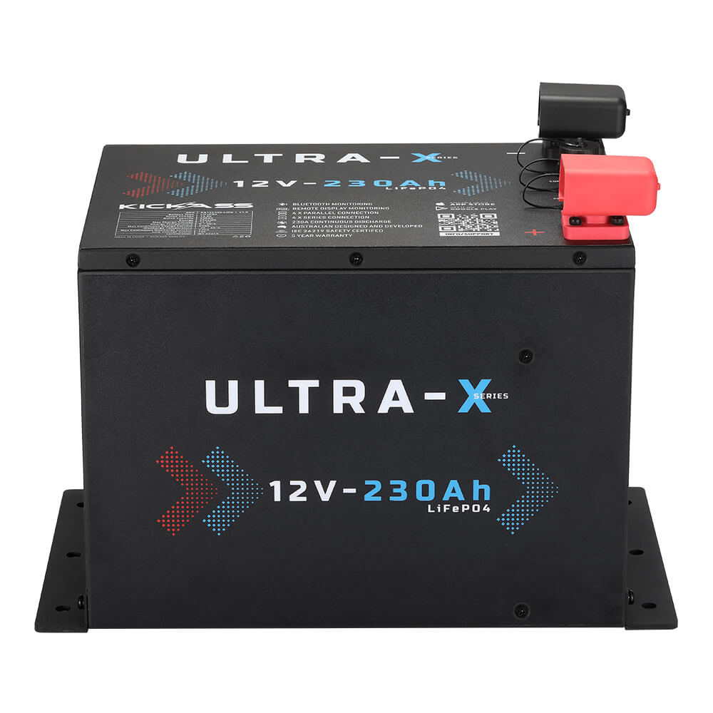 KickAss Deep Cycle Smart 12V 230Ah Ultra-X Lithium Compact LiFePO4 ...