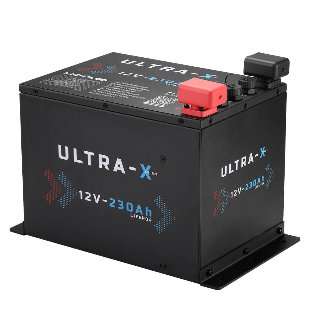 KickAss Deep Cycle Smart 12V 230Ah Ultra-X Lithium Compact LiFePO4 ...