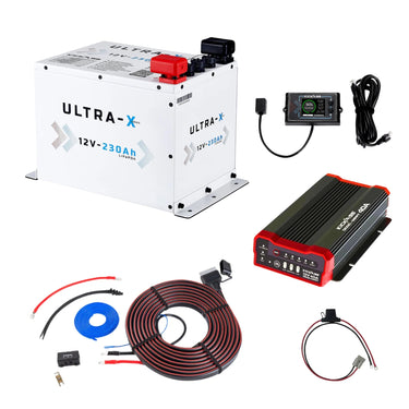 KickAss ProductsKickAss Ultra - X 230Ah Premium Base Compact Lithium Dual Battery Kit in Arctic WhiteKAULTRAX - DBK1