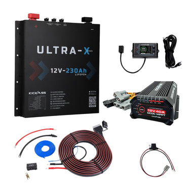 KickAss ProductsKickAss Ultra - X 230Ah Premium Base Slimline Lithium Dual Battery KitKAULTRAX - DBK2