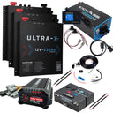 KickAss ProductsKickAss ULTRA - X 690Ah Slimline Lithium Dual Battery Kit With 3000W Inverter and Control BoxKA - ULTRAX - 690SLIM - 3000 - CB - KIT