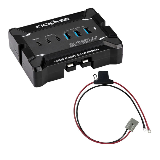 KickAss ProductsKickAss USB Fast Charger & Maxi Fuse Holder BundleKAUSBMAXIFUSE