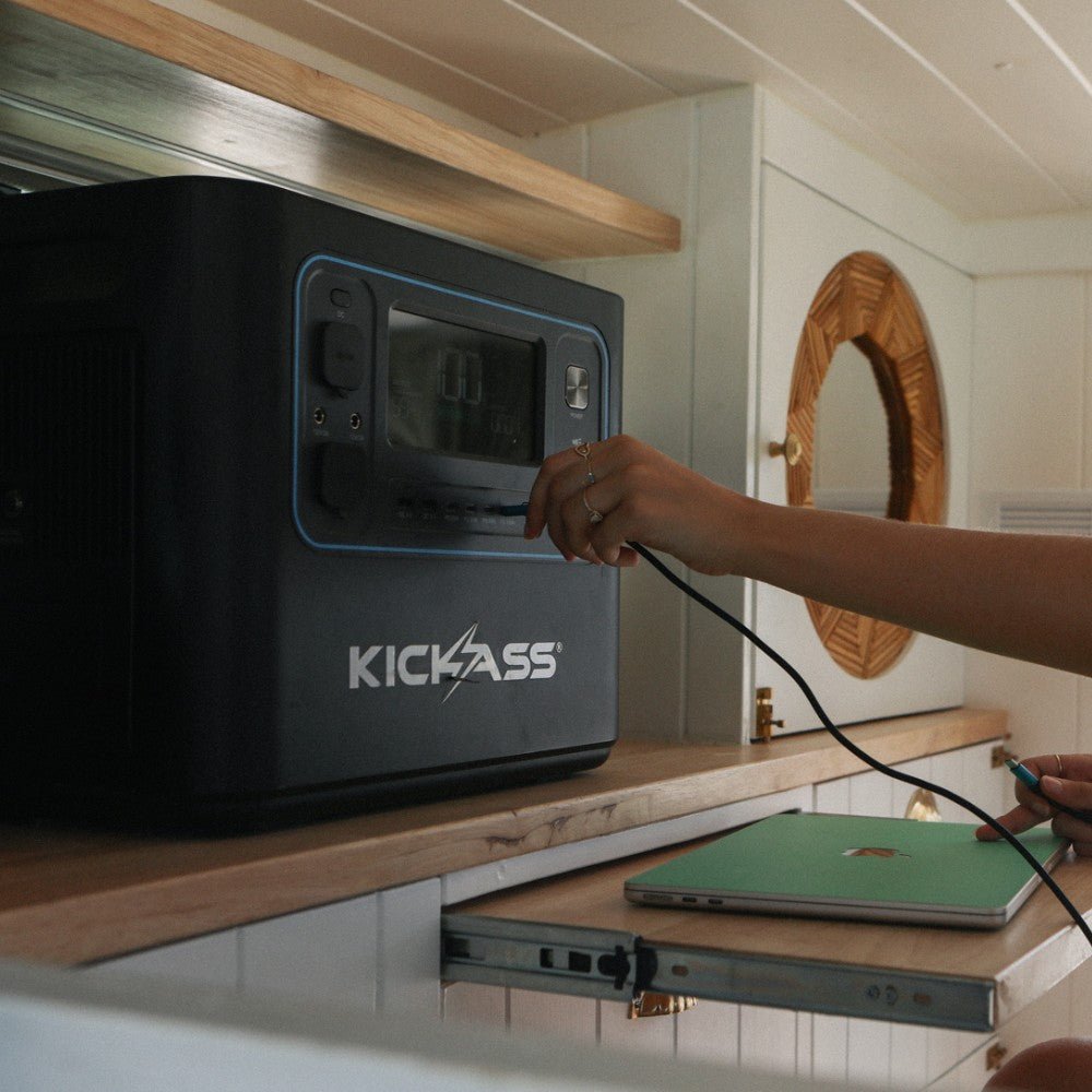 KickAss ProductsKickCharge 2400 Lithium Power Station - 2400W, 160Ah @ 12.8 VoltsKAPHUB - 2000