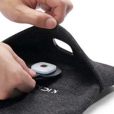 KickAss Rechargeable LED Light Beanie in Grey