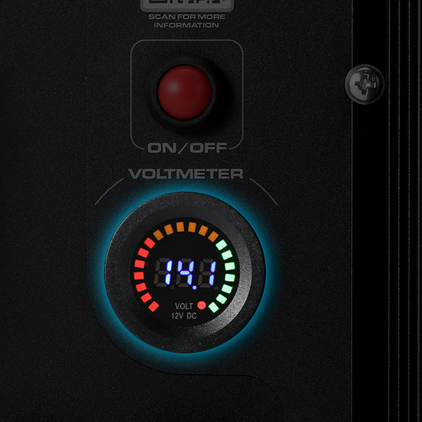 Voltmeter with Low Voltage Alarm