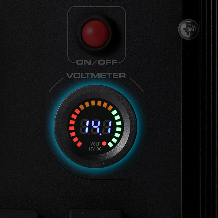 Voltmeter with Low Voltage Alarm 