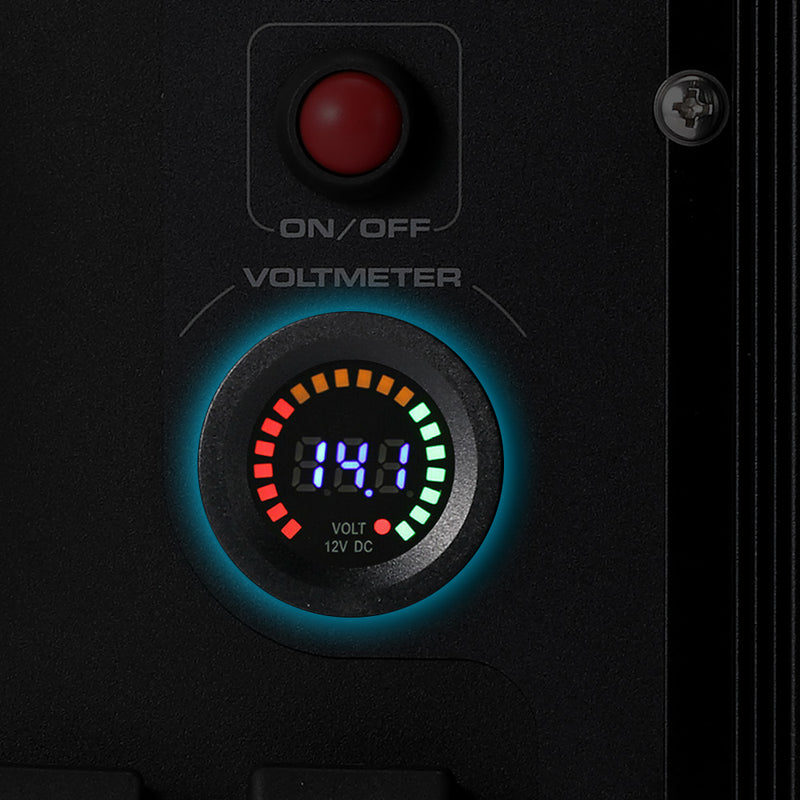 Voltmeter with Low Voltage Alarm 