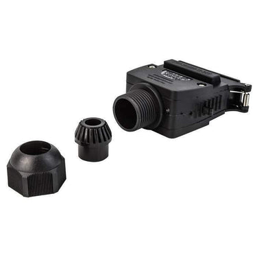 12 Pin Flat Trailer Plug & Socket - Red & Blue LED for AUX Circuit