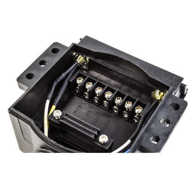 12 Pin Flat Trailer Socket- Red & Blue LED for AUX Circuit | KickAss