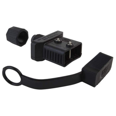 50A Weatherproof Anderson Connector Cover Plug- Black