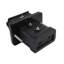 50A Weatherproof Anderson Connector Socket Cover FLUSH MOUNT- Black