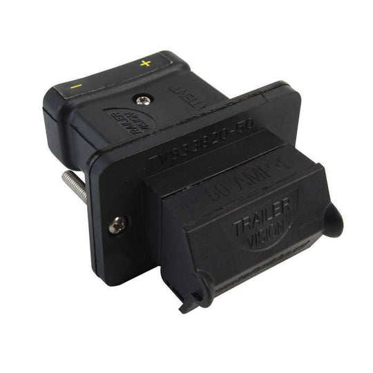 50A Weatherproof Anderson Connector Socket Cover FLUSH MOUNT- Black