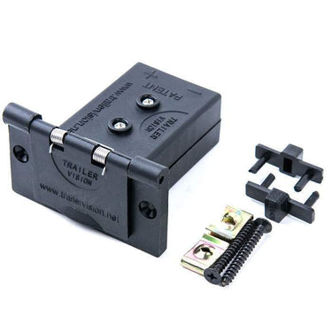 50A Weatherproof Slimline Anderson Plug Mount & Cover - Black