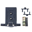 50A Weatherproof Slimline Anderson Plug Mount & Cover - Black