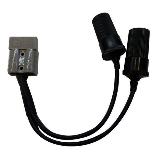 Anderson Connector to 2x Cigarette Sockets