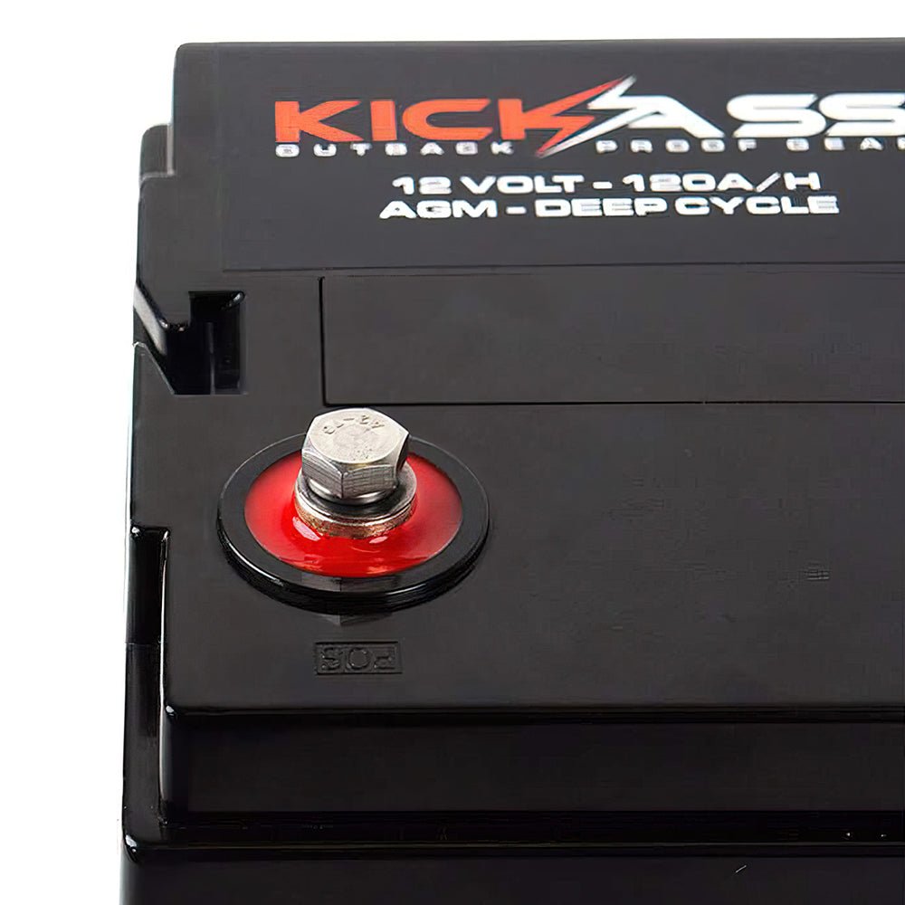 KickAss 12V 120AH Deep Cycle AGM Battery