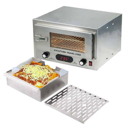 KickAss 12V 130W Portable Travel Oven + Tray Bundle