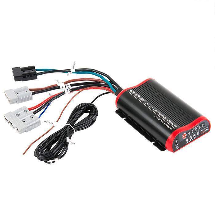 KickAss 12V 170AH AGM Battery with 25A DCDC Charger, Tray, Accessory Panel & Wiring Kit