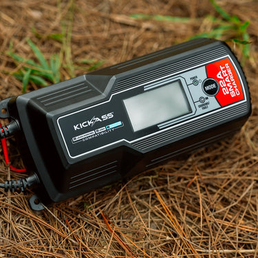 KickAss 12V 22Amp - 9 Stage Automatic Smart Battery Charger for Lead Acid, AGM & Lithium Batteries