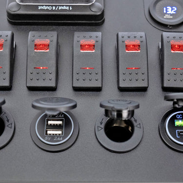 KickAss 12V Control Hub With 20A DCDC Charger