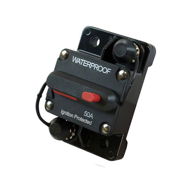 KickAss 12V HiAmp 50A Manual Reset Circuit Breaker