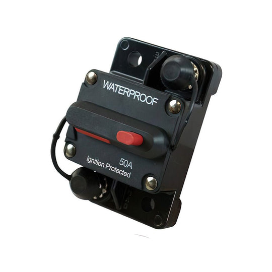 KickAss 12V HiAmp 50A Manual Reset Circuit Breaker