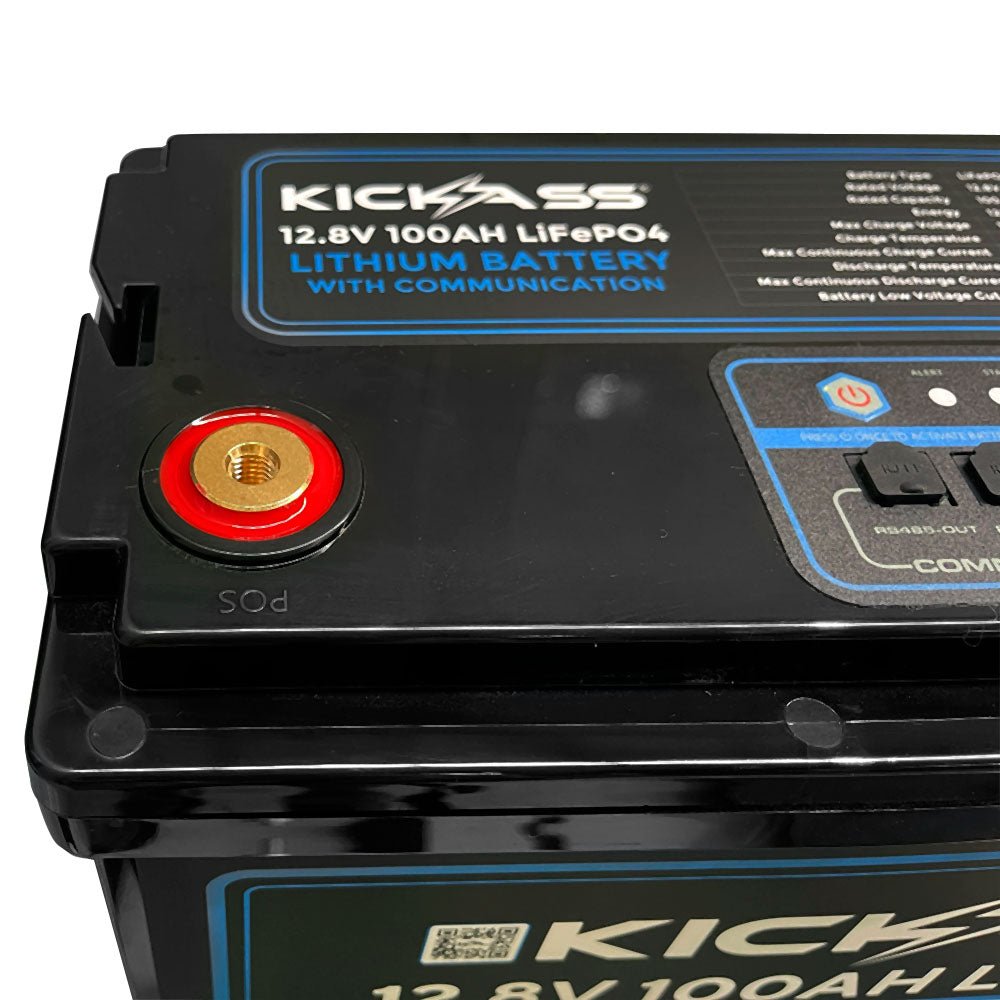 KickAss 4x 12V 100Ah Lithium Batteries In Parallel