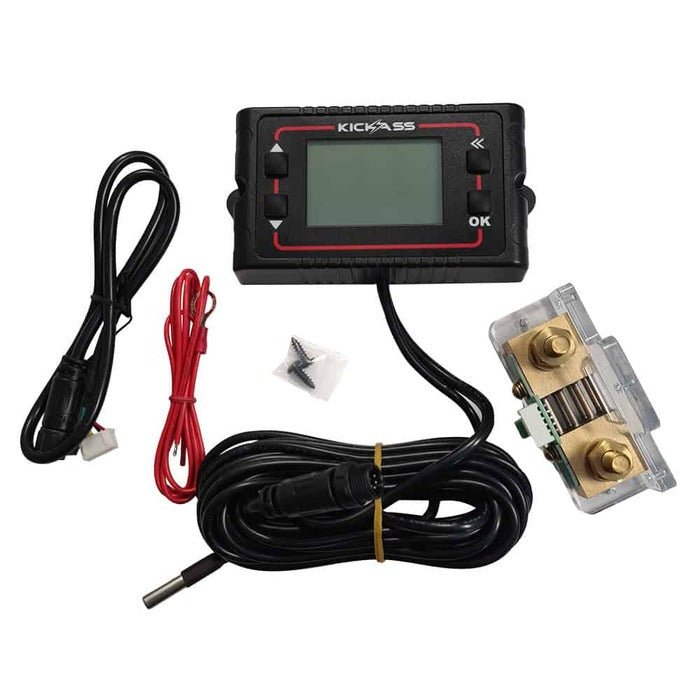 KickAss 500A Battery Monitoring Shunt with Remote Display