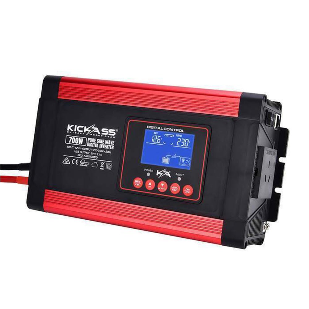 KickAss 700W Digital Pure Sine Wave Inverter