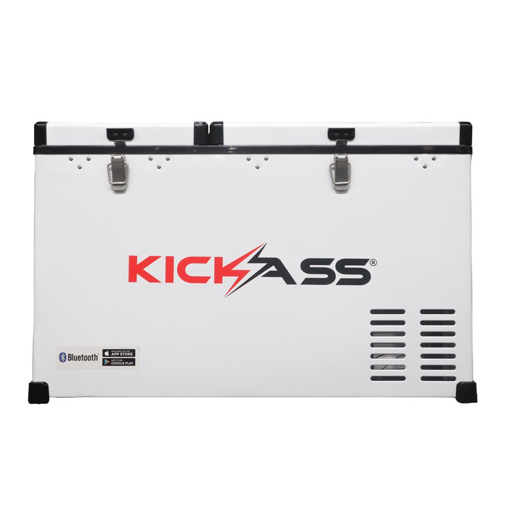 KickAss 75L Portable Camping Fridge/Freezer & Lithium Vacuum Sealer Combo