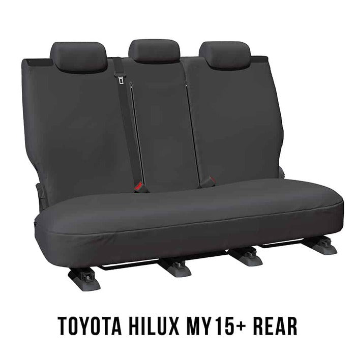KickAss Canvas Seat Cover Toyota Hilux MY15+ Rear