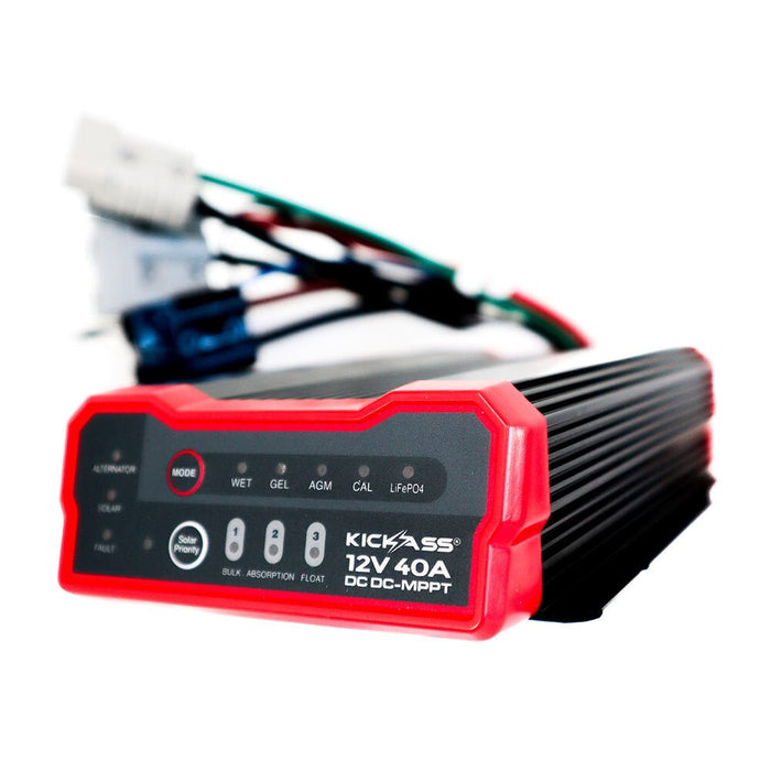 KickAss 12V/24V 40A DCDC Charger With Solar MPPT + Pre-Wired Anderson