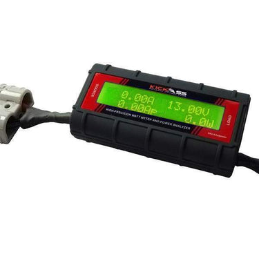 KickAss Digital DC Watt Meter for Portable 12 volt Solar Panels- Anderson Connection
