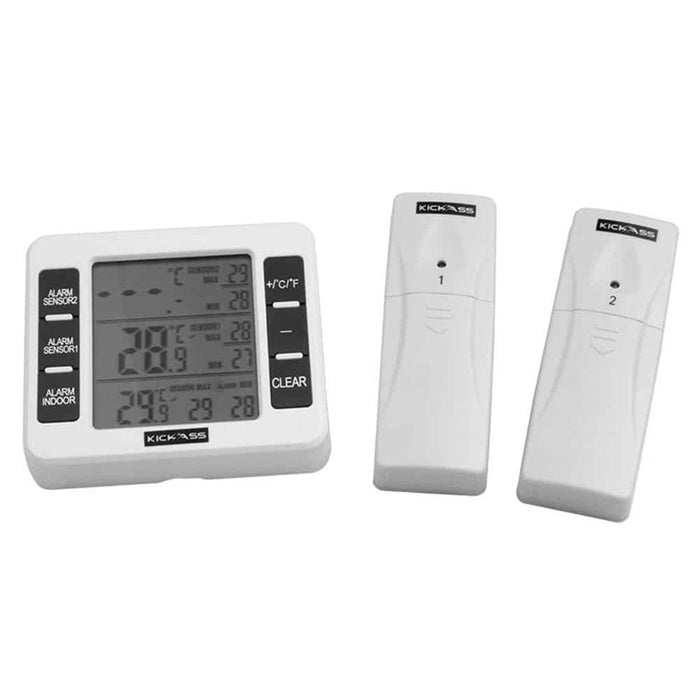 The KickAss Dual Zone Wireless Thermometer KickAss Products
