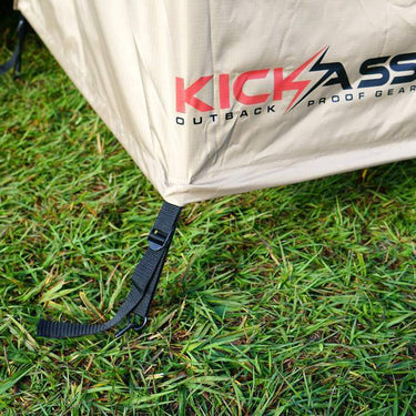 KickAss Fold Out Shower Tent & Change Room with Rechargeable Portable Lithium Shower