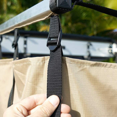 KickAss Fold Out Shower Tent & Change Room with Rechargeable Portable Lithium Shower