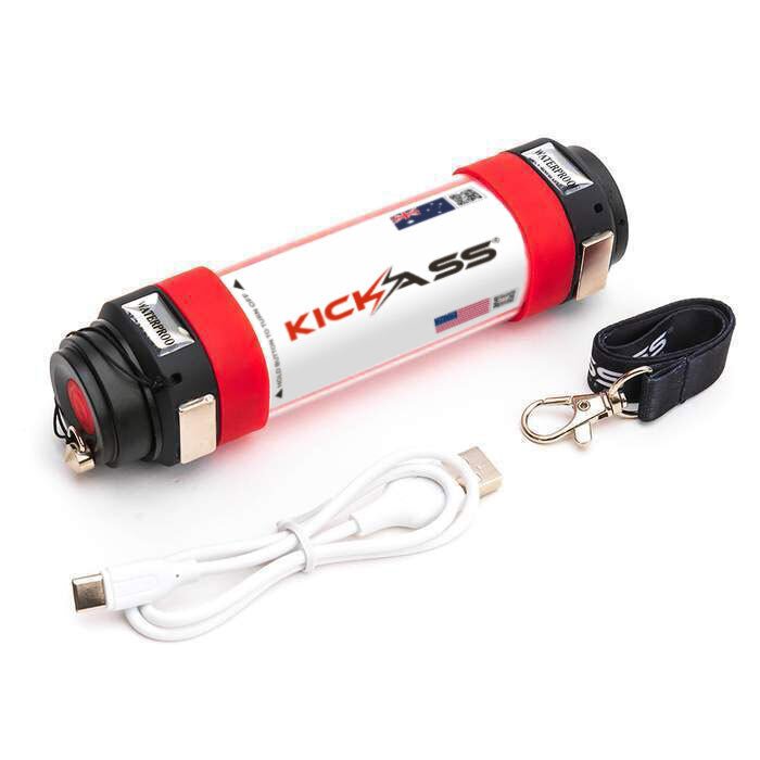 KickAss LED Torch Light Small Power Bank Rechargeable