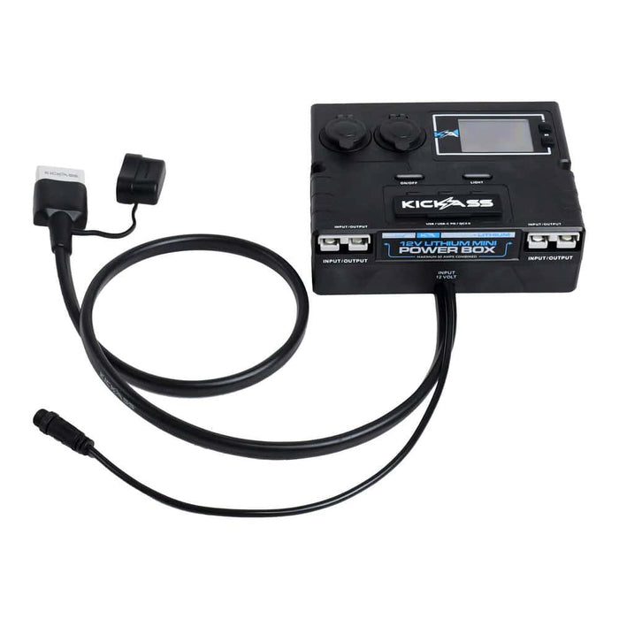 Lithium Control Box The KickAss Lithium 12V Control Box - With LCD Screen | KickAss Products